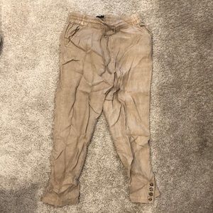 Linen beach pants